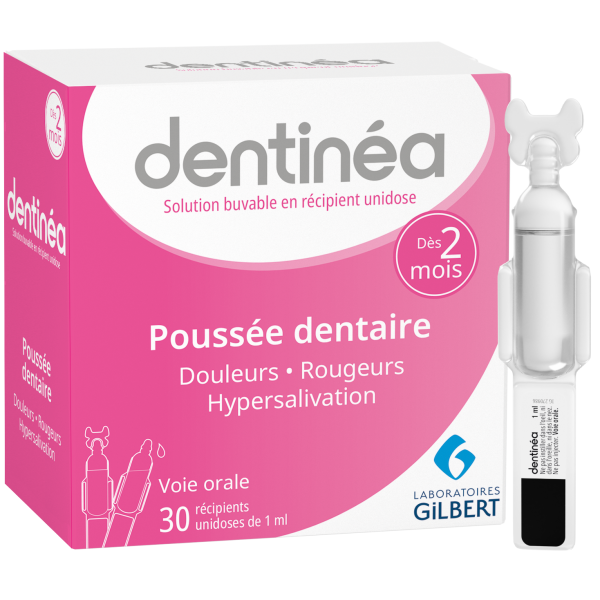 Dentinéa Solution Buvable poussée dentaire x30 laboratoires Gilbert