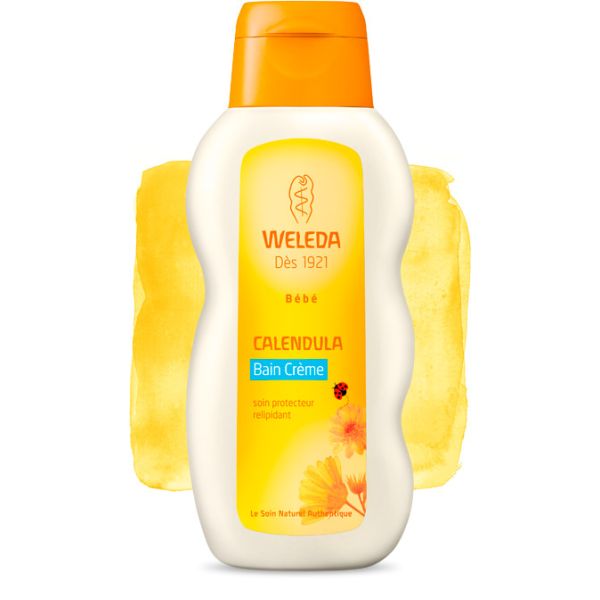 Bain Crème au Calendula Weleda Bébé - Flacon de 200ml