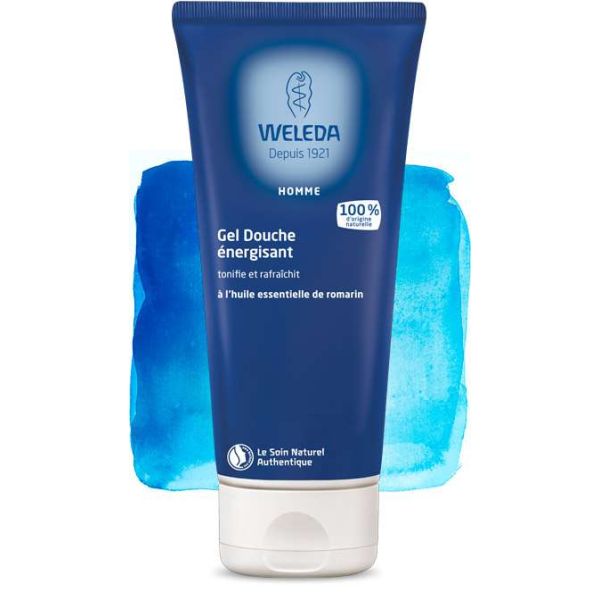 Gel Douche énergisant Homme Weleda - Tube de 200 ml