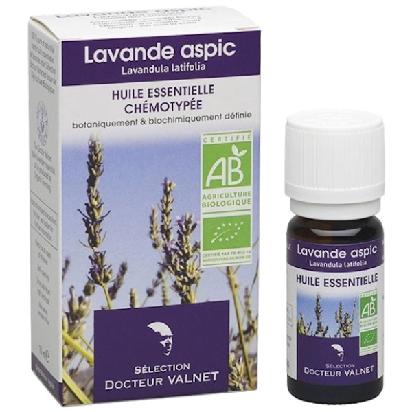 Huile Essentielle Biologique Lavande Aspic Docteur Valnet - 10ml