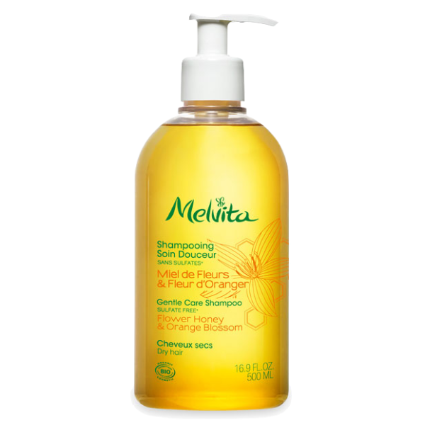 Shampooing Soin Douceur Miel de Fleurs & Fleur d'Oranger Bio Melvita