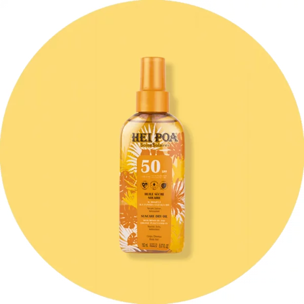 Huile Sèche Solaire SPF50 Hei Poa 150ml