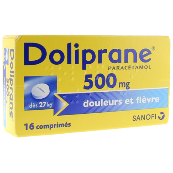 DOLIPRANE 500MG CPR BT16