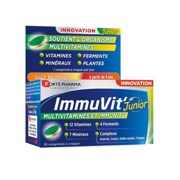 Immuvit Junior multivitammines et immunité