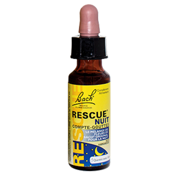 Bach Rescue Nuit Compte-Gouttes Nuits Harmonieuses - Compte-Gouttes de 10ml