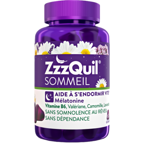 Zzzquil Sommeil sommeil réparateur et paisible 60x