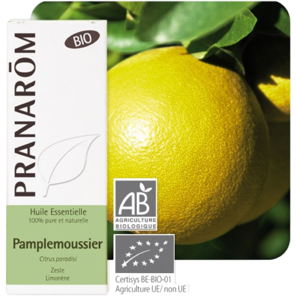 Huile Essentielle Bio Pamplemoussier Pranarôm - 10ml