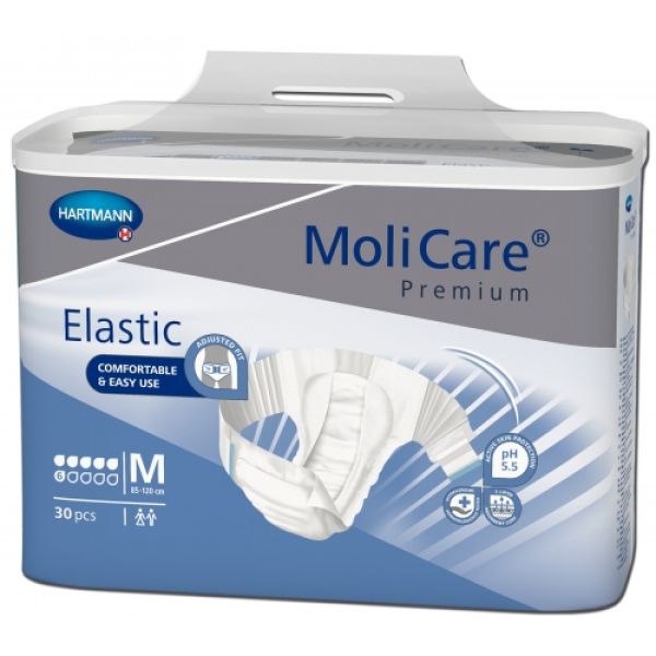 Molicare Premium Elastic -Change complet-  6 gouttes Bleu