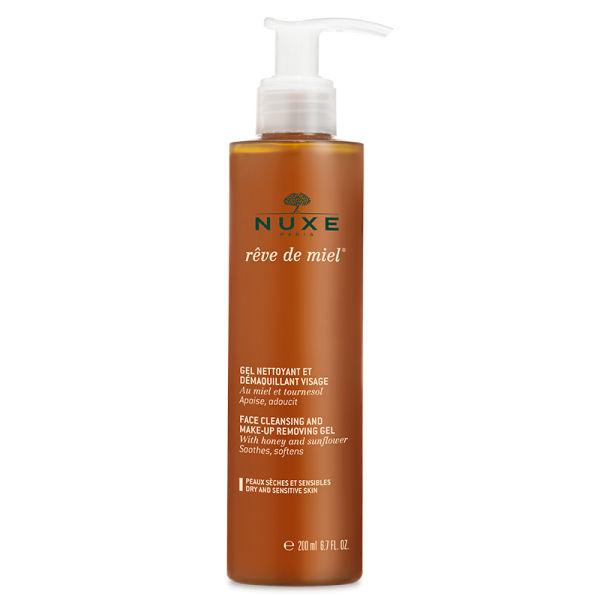 Rêve de miel Gel démaquillant Nuxe - Flacon de 200ml