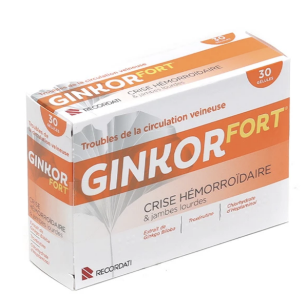 Ginkor fort hémorroïdes