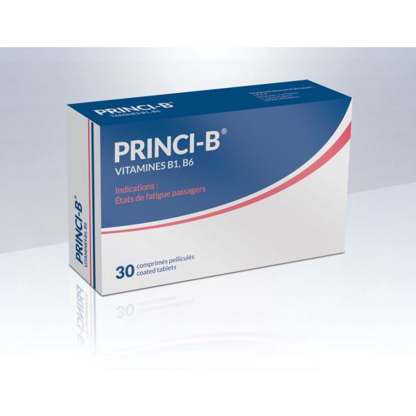 Princi B Vitamine b1 b6 Fatigue et sevrage alcoolique