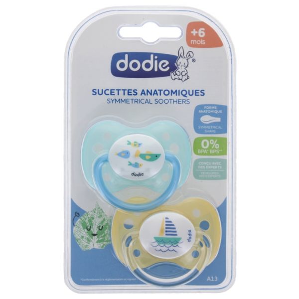 Sucette Symmetrical soother 6+ mois Dodie