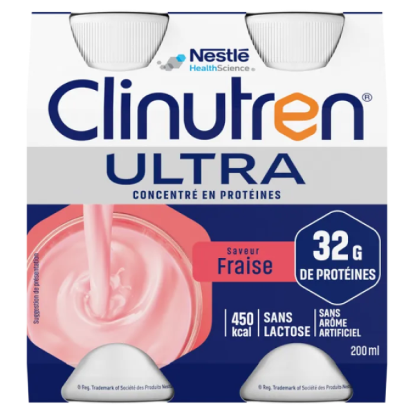 Clinutren Ultra Nestlé Sans lactose 4x 200 mL