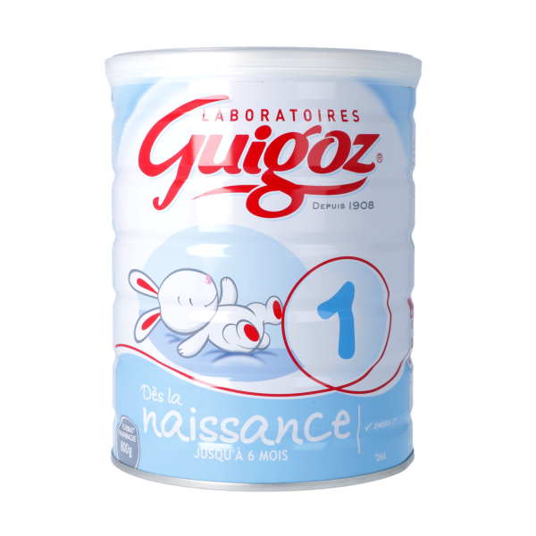 Guigoz 1 Dès la naissance Lait infantile nourrissons 1er âge - 800 g