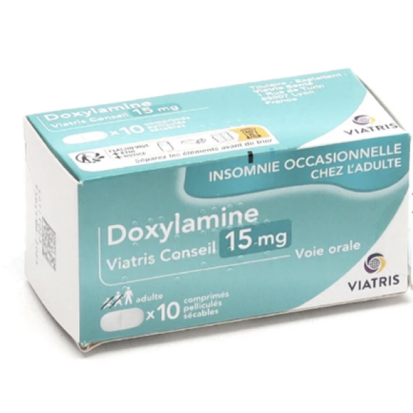 Doxylamine 15 mg Viatris comprimés sécables