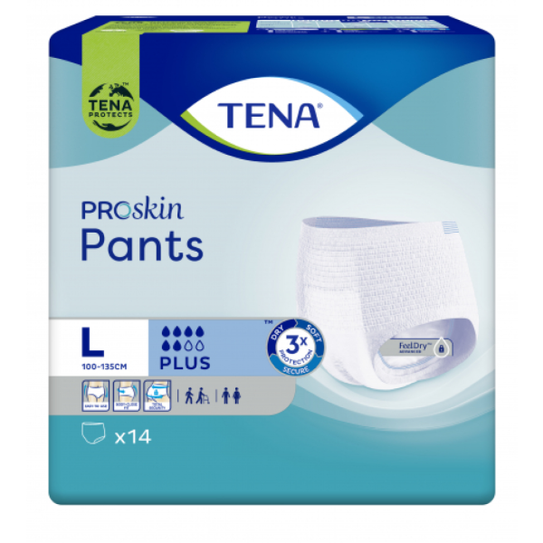 TENA PANTS PLUS 6 GOUTTES - Culottes absorbantes pour besoins urinaires modérés à importants