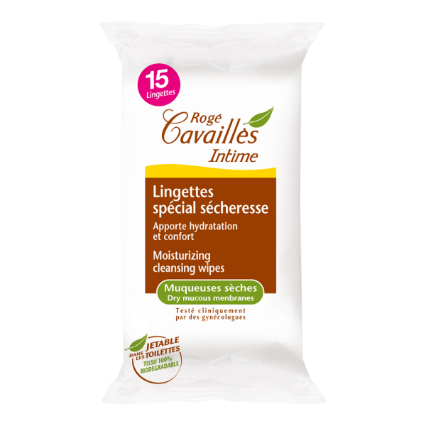 Lingettes Spécial Sécheresse Rogé Cavaillès Intime - x15