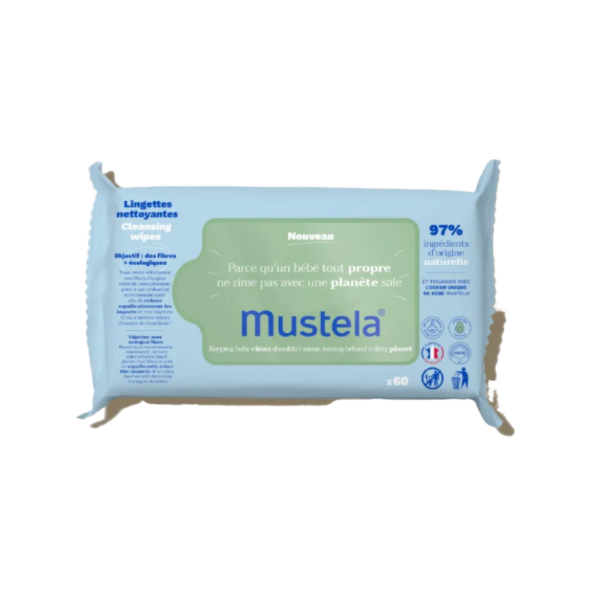 Lingettes dermo-apaisantes Avocat Mustela - x60