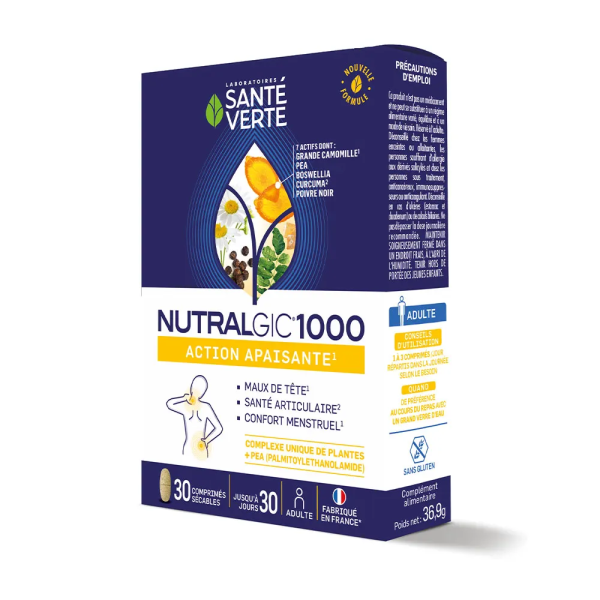 Nutralgic 1000 Action Apaisante Santé Verte