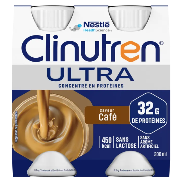 Clinutren Ultra Nestlé Sans lactose 4x 200 mL