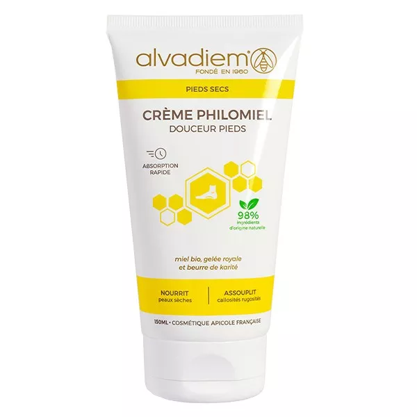 Alvadiem Soin des Pieds Crème Philomiel Douceur 150ml