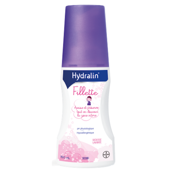 Fillette Mousse Lavante Hydralin - Flacon de 150ml