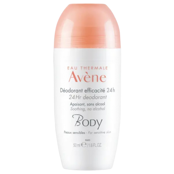 Avene BODY Deodorant Efficacité 24h Apaisant et Sans Alcool 50 ml