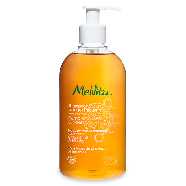 Shampooing Lavage Fréquents Pamplemousse & Miel Bio Melvita