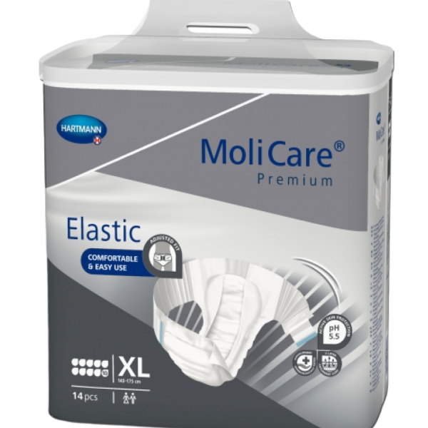 Molicare Premium Elastic - Change complet- 10 gouttes gris