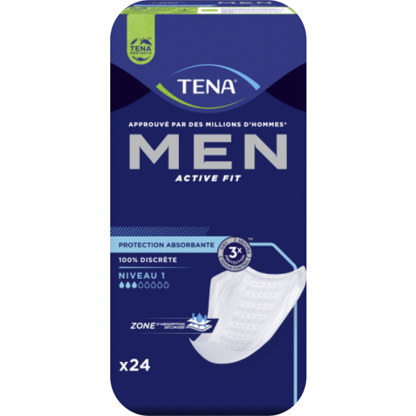 TENA MEN Protection discrète et confortable pour hommes