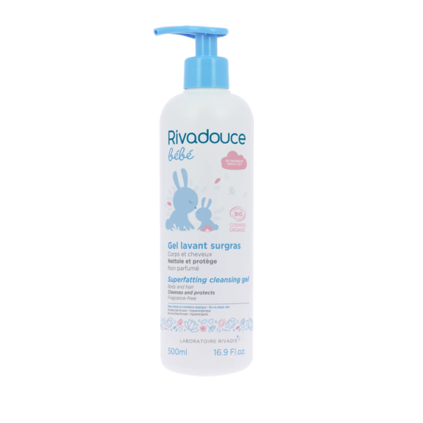 Gel lavant surgras bio Rivadouce bébé 500ml